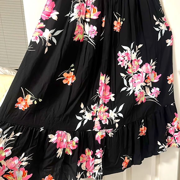 NWOT Torrid beautiful midi bodice fit & flare challis dress - Picture 8 of 12